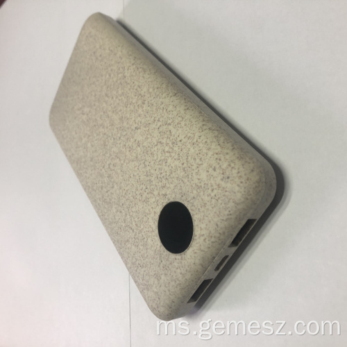 Wheat Straw 8000 mah Power Bank Pakej Custom